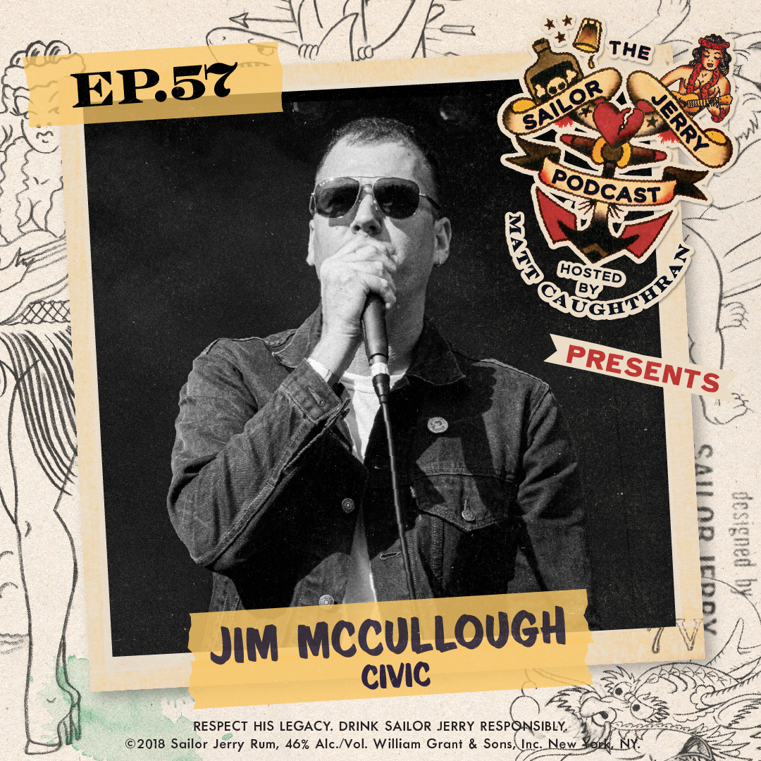 #ALLNEW episode of The Sailor Jerry Podcast is LIVE! 🎧🔥 

CIVIC's Jim McCullough discusses everything Australian rock &amp; roll, including the details of the group's latest record…and his past life as an undertaker

Listen NOW! sailorjerry.com/en/podcast/