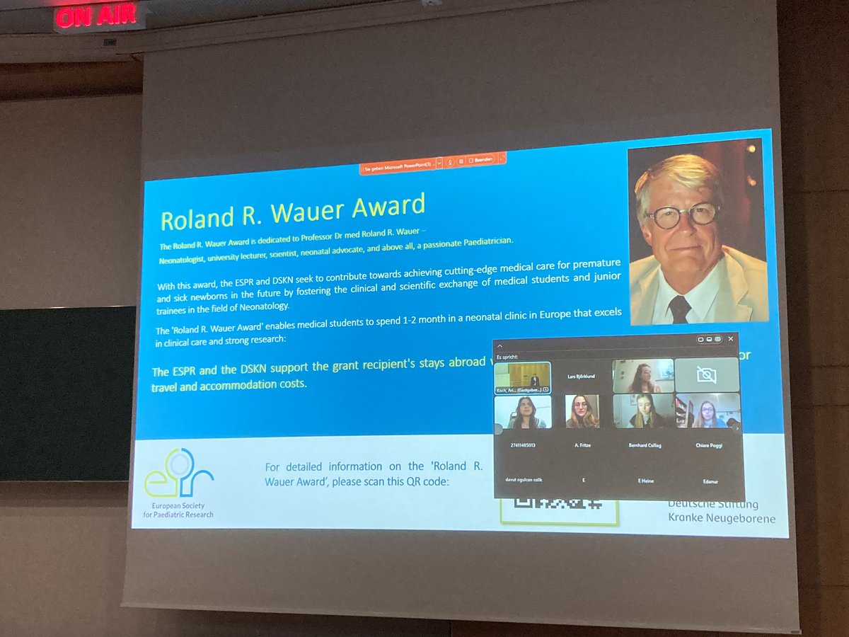 ESPR_ESN's tweet photo. Our biggest Congratulations to the 4 awardees of the #rolandwaueraward 2023! We can‘t wait to follow them on their journey when spending 1-2 months in a neonatal clinic abroad! More details on the award 👉 https://t.co/HZmrkcn7Cg #developingandapplyingresearch @DSKN_NGO https://t.co/UgV4aYr27N