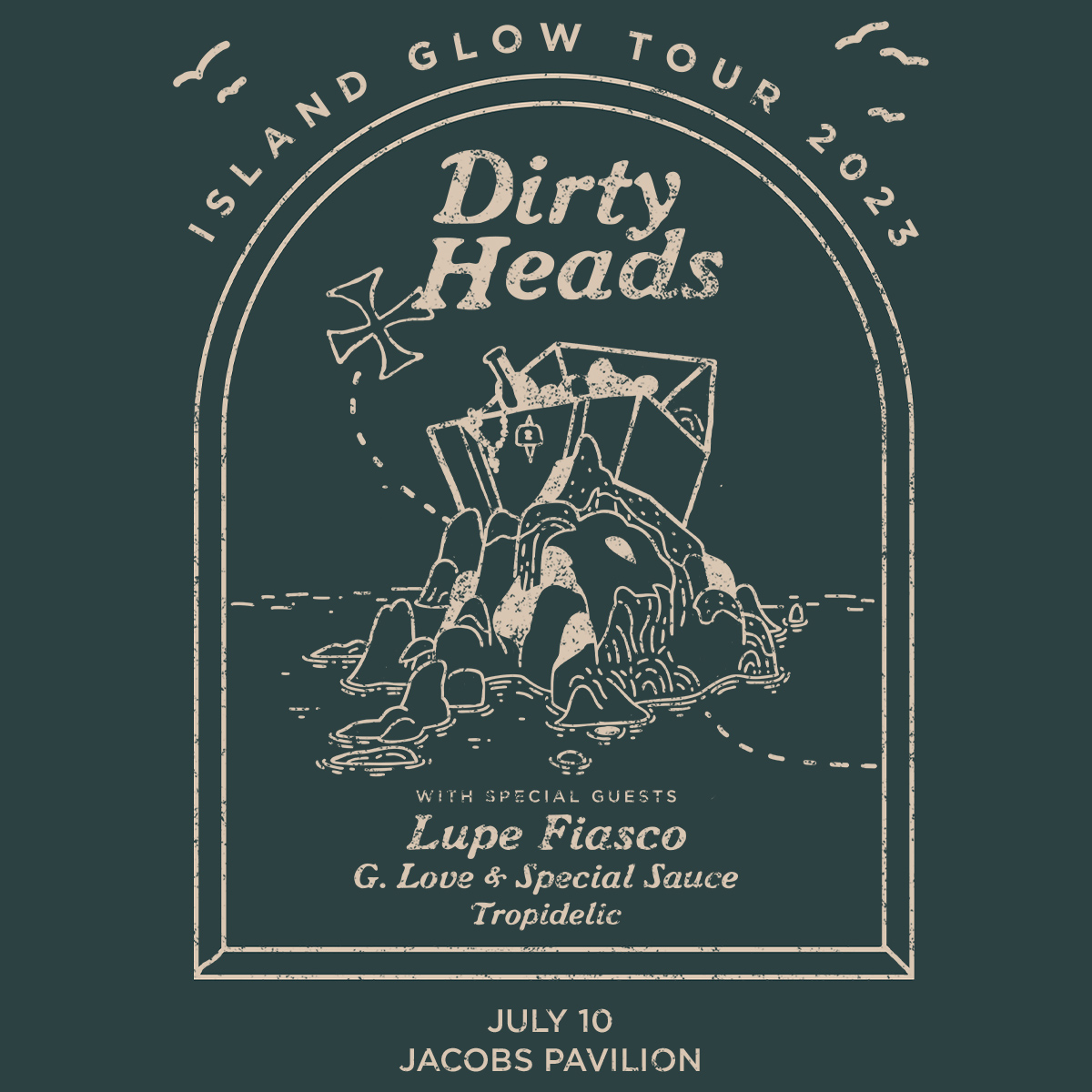 ✌️ ON SALE NOW ✌️ @DirtyHeads w/ @LupeFiasco, @GLove & @Tropidelic | 🗓 July 10 🎫: buff.ly/3YcUc7u