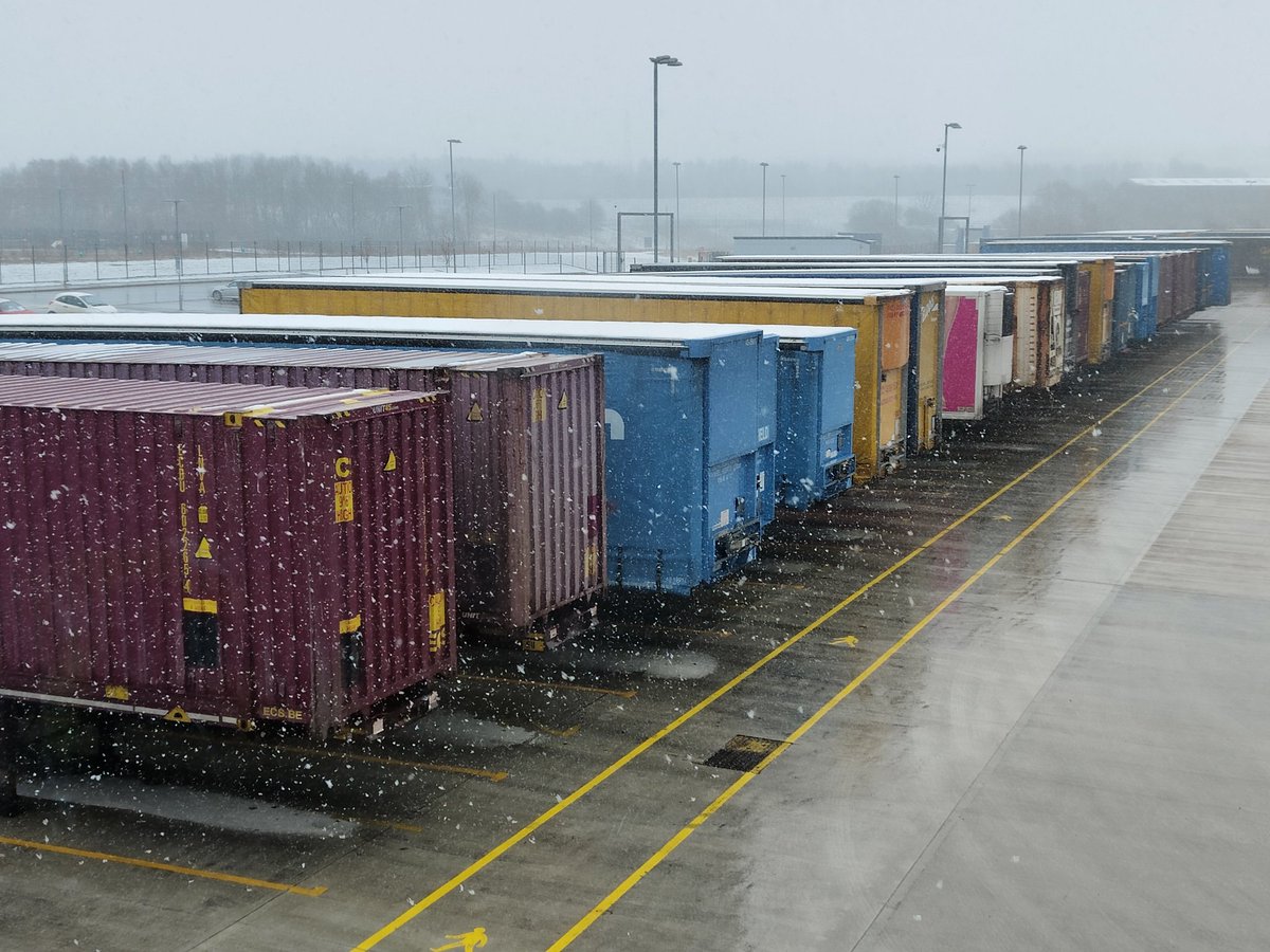 The #snow was falling today, but that didn't stop a great site visit at <a href="/GB_logistics/">Great Bear Logistics</a>