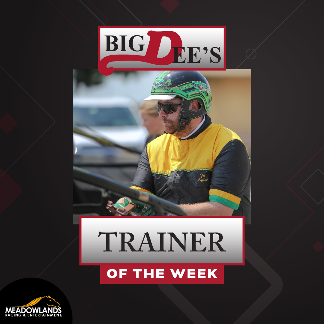 Our <a href="/BigDeeTack/">Big Dee's Tack</a> Trainer of the Week (3/3)

<a href="/PerEngblom/">Per Engblom</a>

🔸7: 4-1-0 .651
🔹Friday Triple
🔸2022 career best 173 wins + $2.8M

#TrainerOfTheWeek #HarnessRacing #PlayBigM