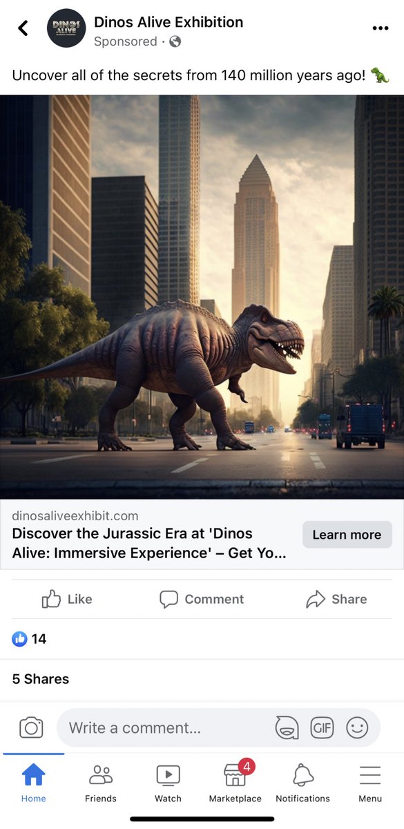 Actual ad on FB. How did they even find AI art this bad?