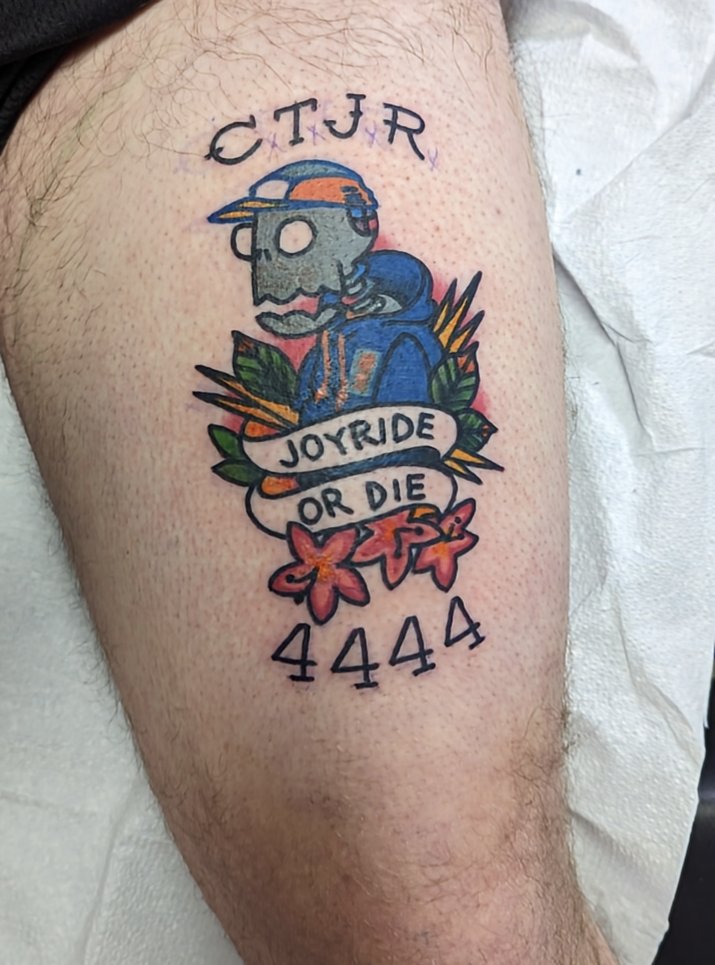 rock_nft's tweet image. I had the appointment booked for a while but today was the perfect day to get this for @CrashTestNFT! After the AMA last night. Super bullish on the project and the people. #JoyrideOrDie