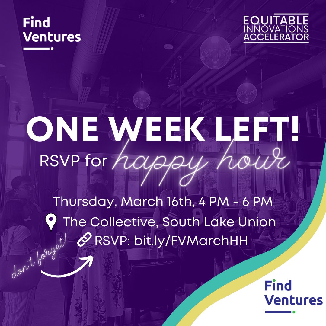 ⏳ Time is running out

🍹Will you be there?

RSVP: bit.ly/FVMarchHH

@biofiber1@cirkledin <a href="/Clearbriefai/">Clearbrief</a>, Coltrain Cognition Med, <a href="/MyGoldenSHERPA/">GoldenSHERPA</a> <a href="/intentionalist_/">Intentionalist</a> <a href="/Litespritegames/">Litesprite</a> <a href="/niftmint/">Niftmint</a> <a href="/useSpritz/">Spritz</a> <a href="/WhyLabs/">WhyLabs</a> 

#networking #techstartup #seattleevent #seattletech #founders