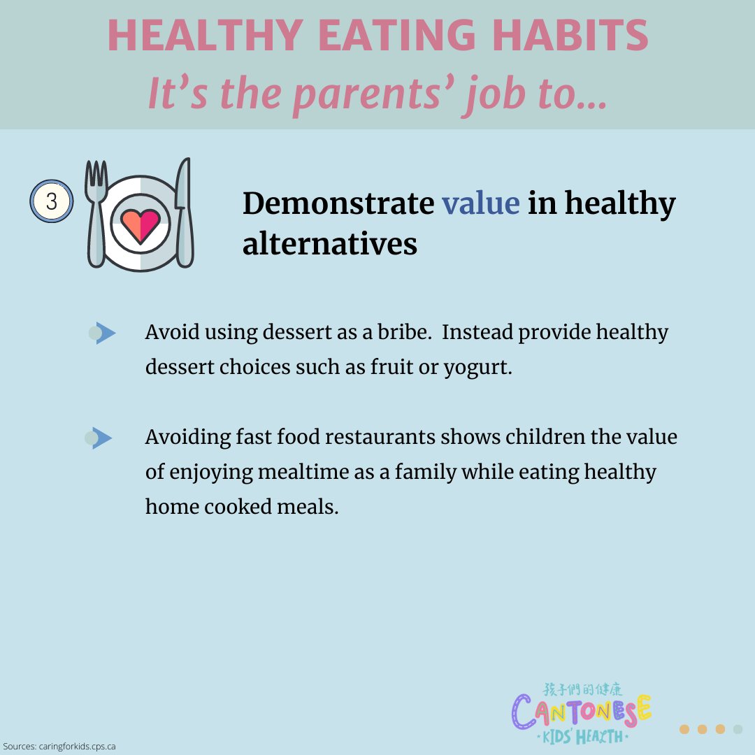 Healthy eating habits of your child start from you!

#eatinghabbits #goodeatinghabits #goodhabbits #healthyeating #healthyeatinghabits #kidseating #kidseatinghealthy #kidshealthyfood #ourkidshealth #childdevelopment #OurKidsHealth #CantoneseKidsHealth #okhenglish