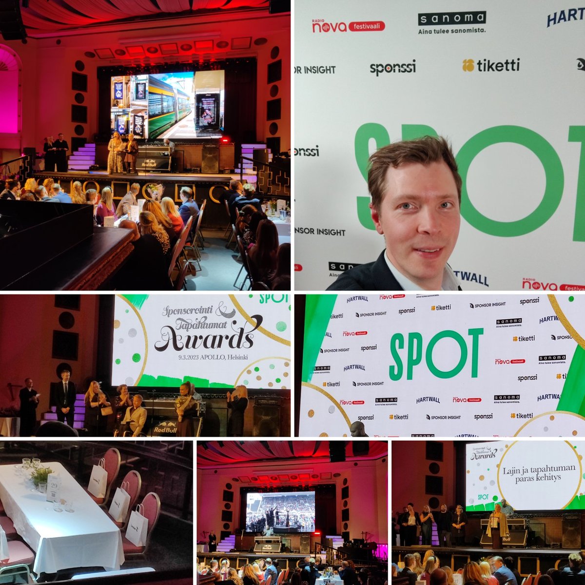 Sponsorointi kasvoi Suomessa vuoden 2021 224 miljoonasta 270 miljoonaan vuonna 2022. Tänään juhlittiin vuoden yhteistyökumppanuuksia. 
#sponsorointi