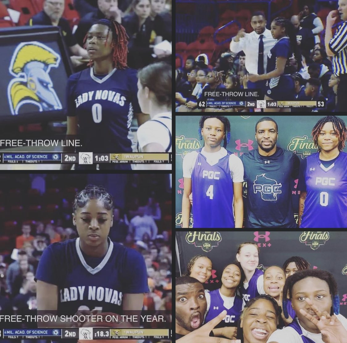 4CSportsAcademy's tweet photo. One More Win @Beautybuckets1 @24Parkerjohnson and Lalani Ellis! #PGCFamily🅿️😈 https://t.co/8UI7aHeLi2
