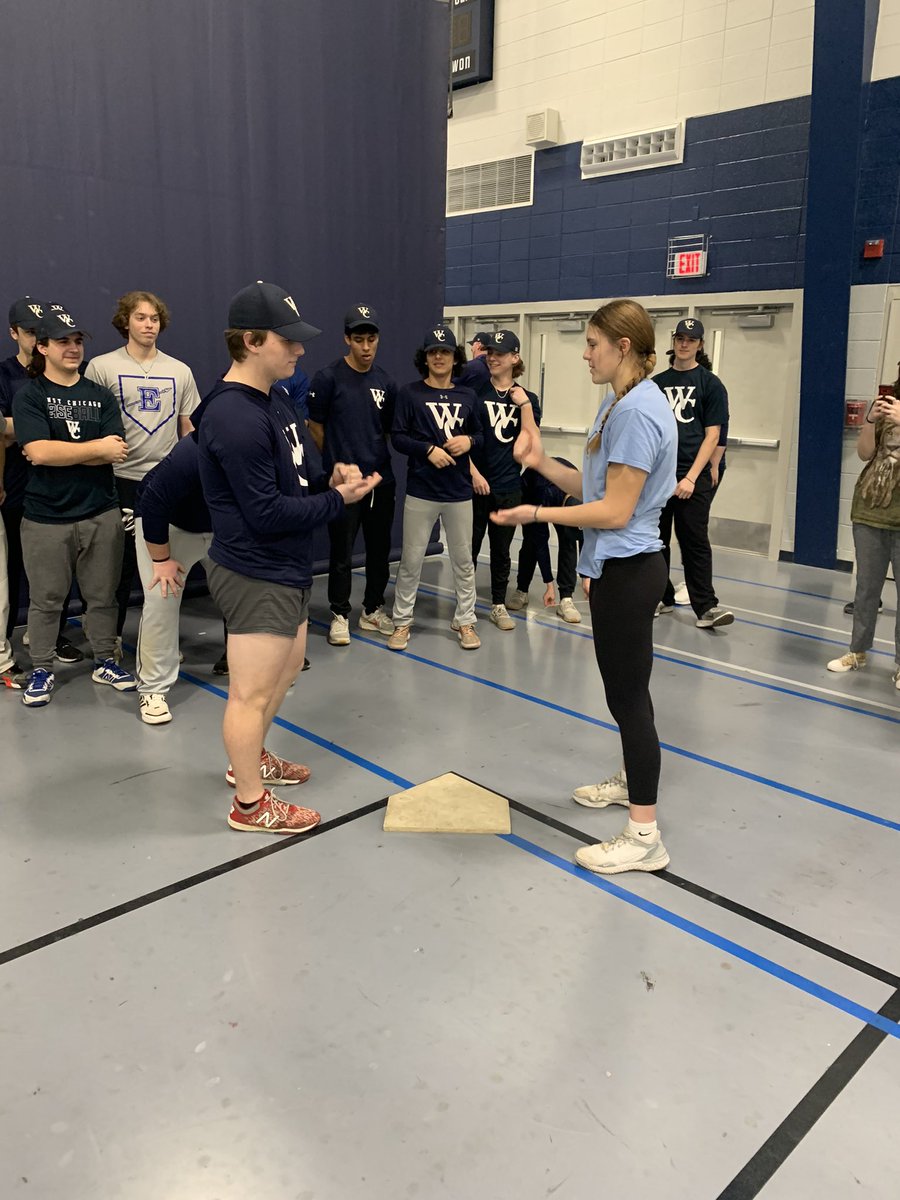 Baseball wins the rock paper scissors and chooses home team. Let the annual McCArthy-Wallner baseball/softball face off begin <a href="/WeGoAthletics/">WeGoAthletics</a> <a href="/WeGo_Baseball/">TJ Nall</a> <a href="/D94Teachers/">D94 Teachers</a> <a href="/WeGoActivities/">West Chicago Comm HS</a>