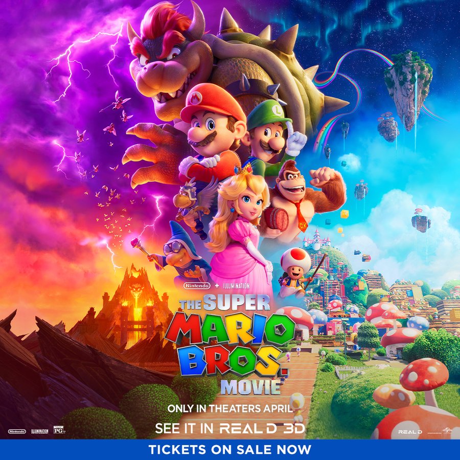 Super Mario Bros RealD 3D poster
