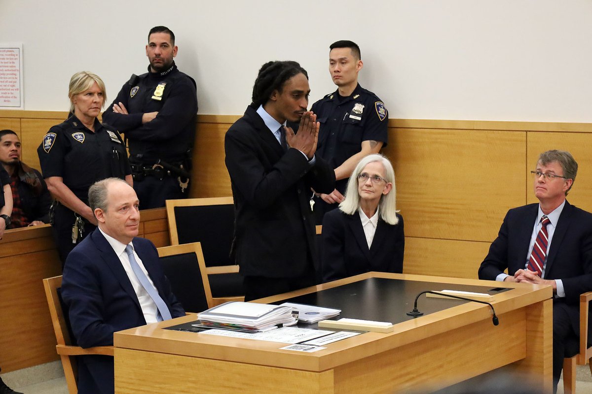 BrooklynDA's tweet photo. ICYMI: Sheldon Thomas, 35, was exonerated today after serving over 18 years in prison based on a witness identification of a different person with the same name. This vacatur is part of my continued commitment to correct past injustices in our borough. https://t.co/VwPAzhOaT9 https://t.co/BV4FUMbHJ6