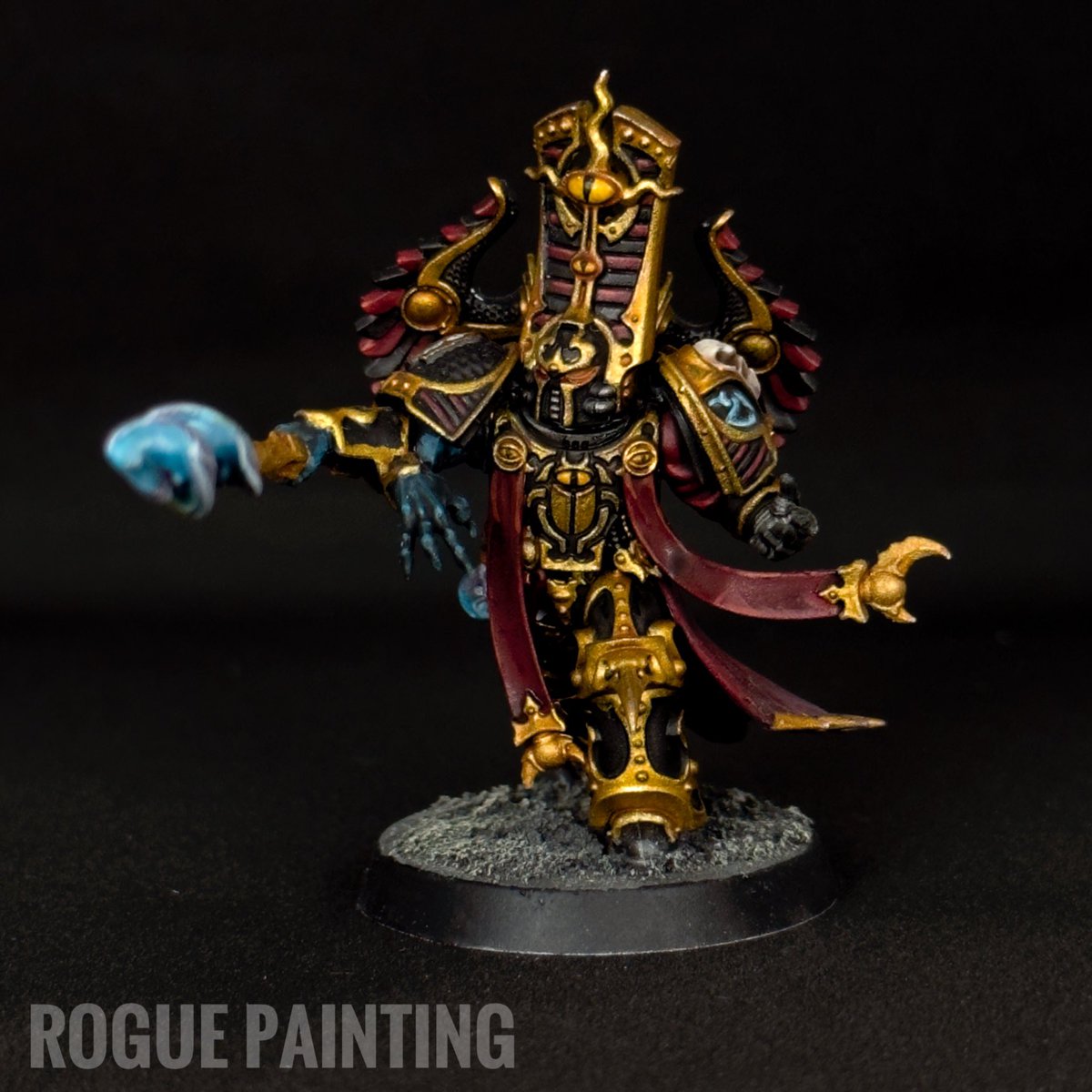 RJeffas's tweet photo. Black Legion Chaos Sorcerer

#blacklegion #blacklegion40k #warhammer40k #warhammer40000 #40k #chaos #chaosspacemarines #tzeentch #khorne #nurgle #slaanesh #deathtothefalseemperor #chaossorcerer #veteransofthelongwar #paintingwarhammer #wargaming #tabletopwargaming https://t.co/ZRCNOxy8xn
