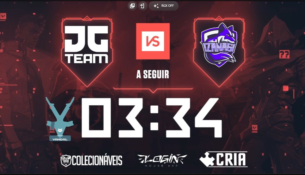 Daqui a pouco começa nosso jogo contra a <a href="/izanagiesports/">Izanagi eSports</a> To campeonato de Valorant da <a href="/LigaGG_/">Liga GG</a> !!

Não vão perder essa né?
Vamos torcer para nossos meninos da #APOLO