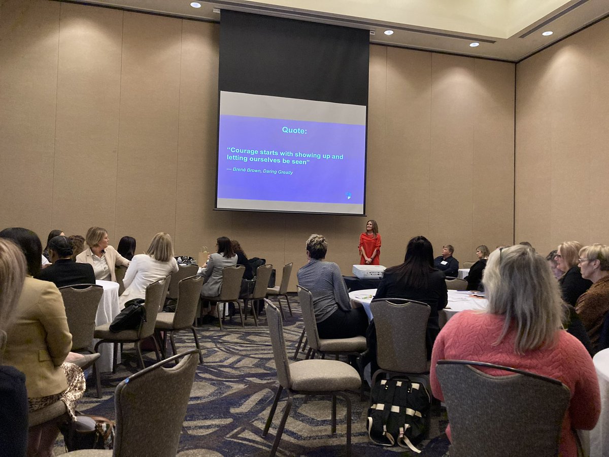 What a great day! Getting to talk about courageous leadership to a room filled with incredible female leaders fills my soul. <a href="/RightAtSchool/">RightAtSchool</a> <a href="/BASA_Supt/">BASA</a> #femaleempowerment