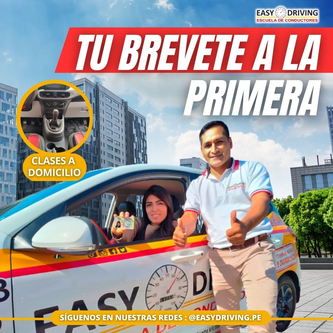 EasyDriving1's tweet photo. 𝐓𝐮 𝐁𝐑𝐄𝐕𝐄𝐓𝐄 𝐚 𝐥𝐚 𝐏𝐑𝐈𝐌𝐄𝐑𝐀😎🚗💨
🚦 𝑬𝑨𝑺𝒀 𝑫𝑹𝑰𝑽𝑰𝑵𝑮 🚦
𝑴𝑨𝑻𝑹𝑰𝑪𝑼𝑳𝑨𝑻𝑬 𝑨𝑯𝑶𝑹𝑨, 𝑴𝑨𝑻𝑹𝑰𝑪𝑼𝑳𝑨𝑻𝑬 𝒀𝑨𝑨𝑨❗❗🏃🏃♀️
#promociones #LIMA #conducir #autos #Seguridad #modernos #brevete #easydriving #instructores #capacitados #doblepedal #Peru https://t.co/aa80OuuqGY