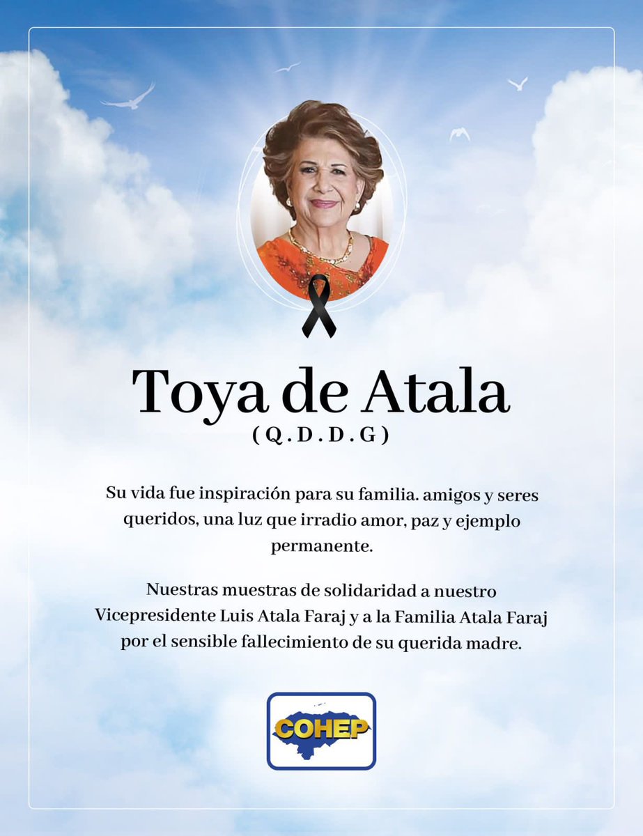 Mi más sentido pésame a nuestro queridos Amigos, Camilo, Juan Carlos, Javier, y Luis &amp; familia. Que Dios los fortalezca en estos momentos difíciles.