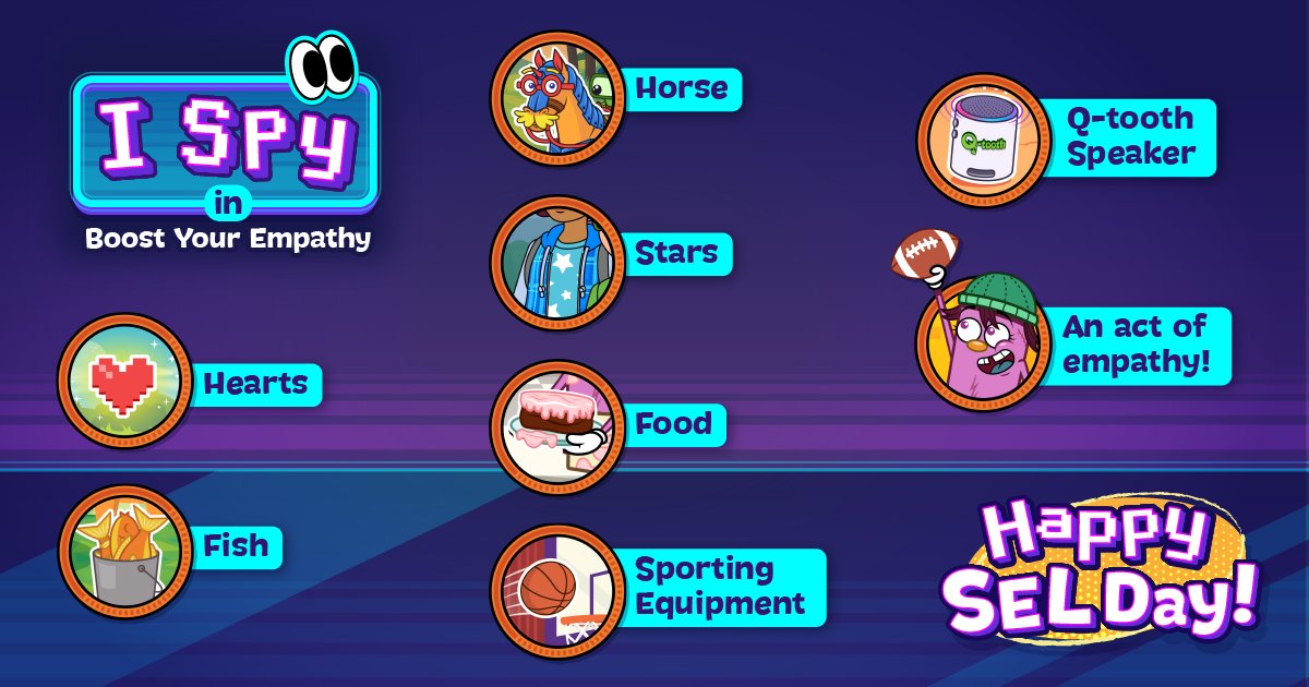 Quaver_Ed's tweet image. Play "I Spy" with us tomorrow for #SELDay! During the premiere of "Boost Your Empathy," have students look for these items in the music video! We'll meet you here tomorrow at noon CST: youtu.be/0cm85F00sxU