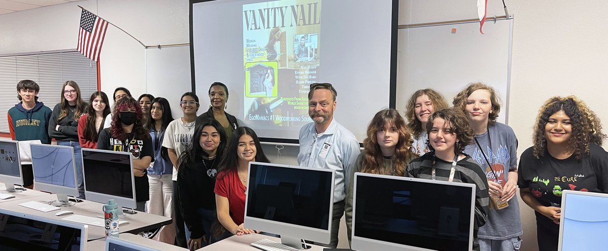 Digital Media students presented magazine covers to  attorneys Morris &amp; Bermudez today. The lawyers determined if the student's work met one of the four factors of Fair Use in Copyright Law. VERY EDUCATIONAL!  
<a href="/memorial_hs/">Principal M @ MECHS</a> <a href="/El_McAfee/">Erin L McAfee</a> <a href="/Tbirdtheteacher/">Traci Hernandez M.Ed.</a> <a href="/ramosmashburn/">Connie RamosMashburn</a> <a href="/MandyEpley/">Mandy Epley</a>
