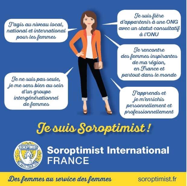 #SoroptimistFrance : proche de chez vous ou en ligne, il y a un groupe de femmes qui vous attend ! #Femmes #Sororité #Education #leadership