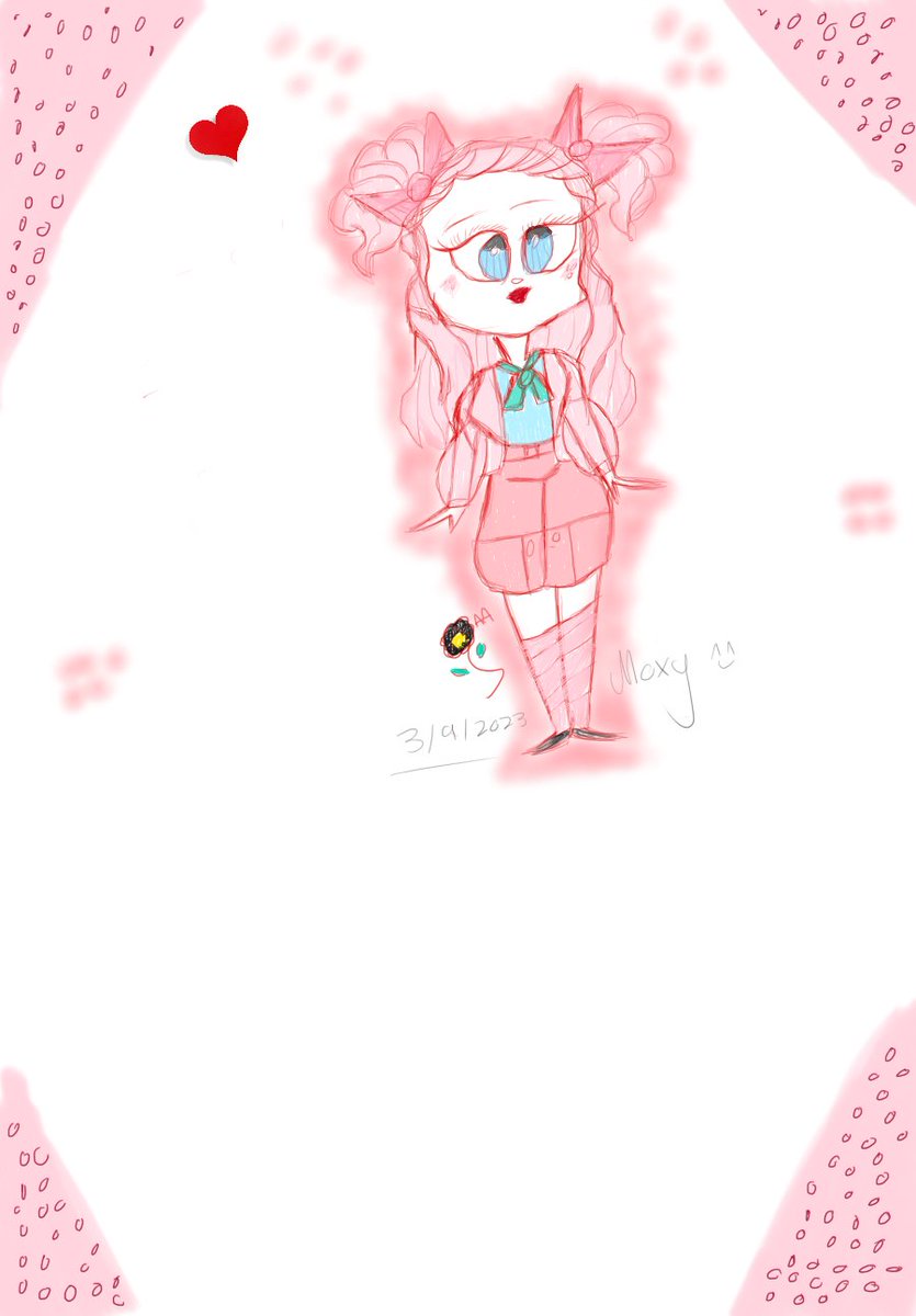 PrincessArtist3's tweet photo. Hello Beautiful People It Alice So I made a New Oc Named Moxy She Love to Bake, Sing , drawing and Her friends are Abigail,Tony,Sophia , Alania, Alexander and she 17 year old and I hope you guys like it Thank you have a blessed day. Peace ✌❤🩷 https://t.co/Of2MvwtkUM
