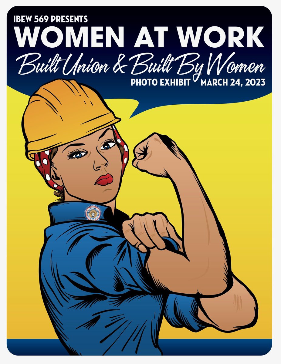 .@Teamsters Sisters working for Union Printing LLC are producing our commemorative stickers for the upcoming #IBEW569 Presents: Women at Work - PHOTO EXHIBIT! 

Be sure to RSVP today: 

actionnetwork.org/events/ibew-56…

#UnionSwag #tradeswomen #WICWeek23
