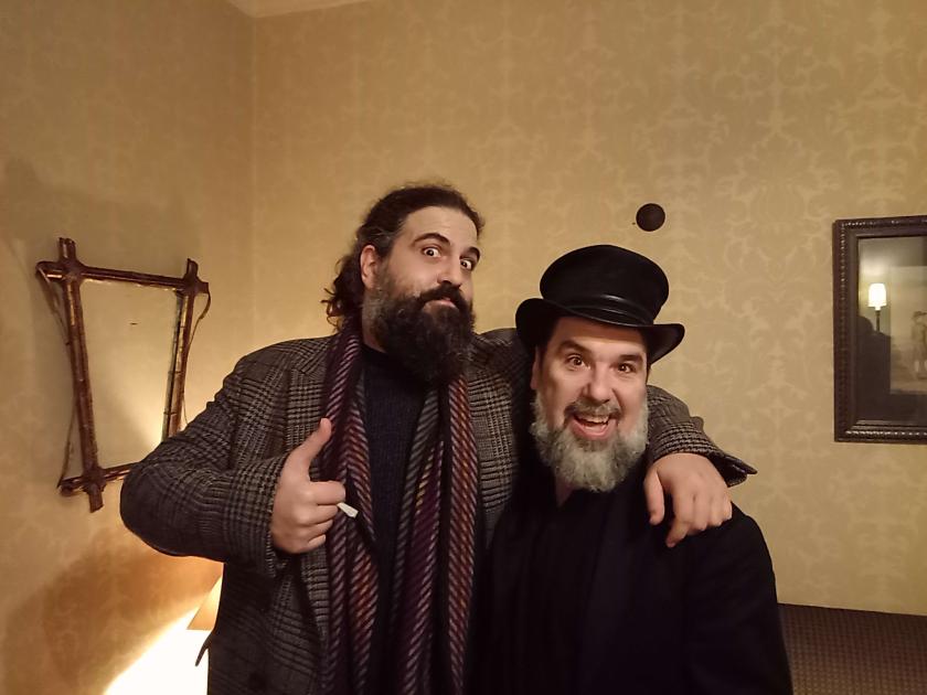 Our good friend and fellow hacker MasterVic has passed away (on the left). As someone who is never short of words, words fail me.