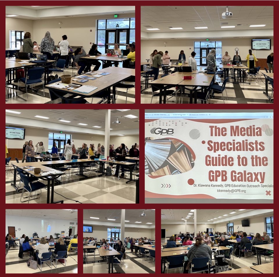 Great learning with #MediaSpecialists today! We explored @GPBEducation awesome content resources and engaged in strategies that can be shared with teachers through collaboration. Thank you @MGRESAPL for inviting me. @AlligoodJuli @TomberlinBonnie @MeganRespert