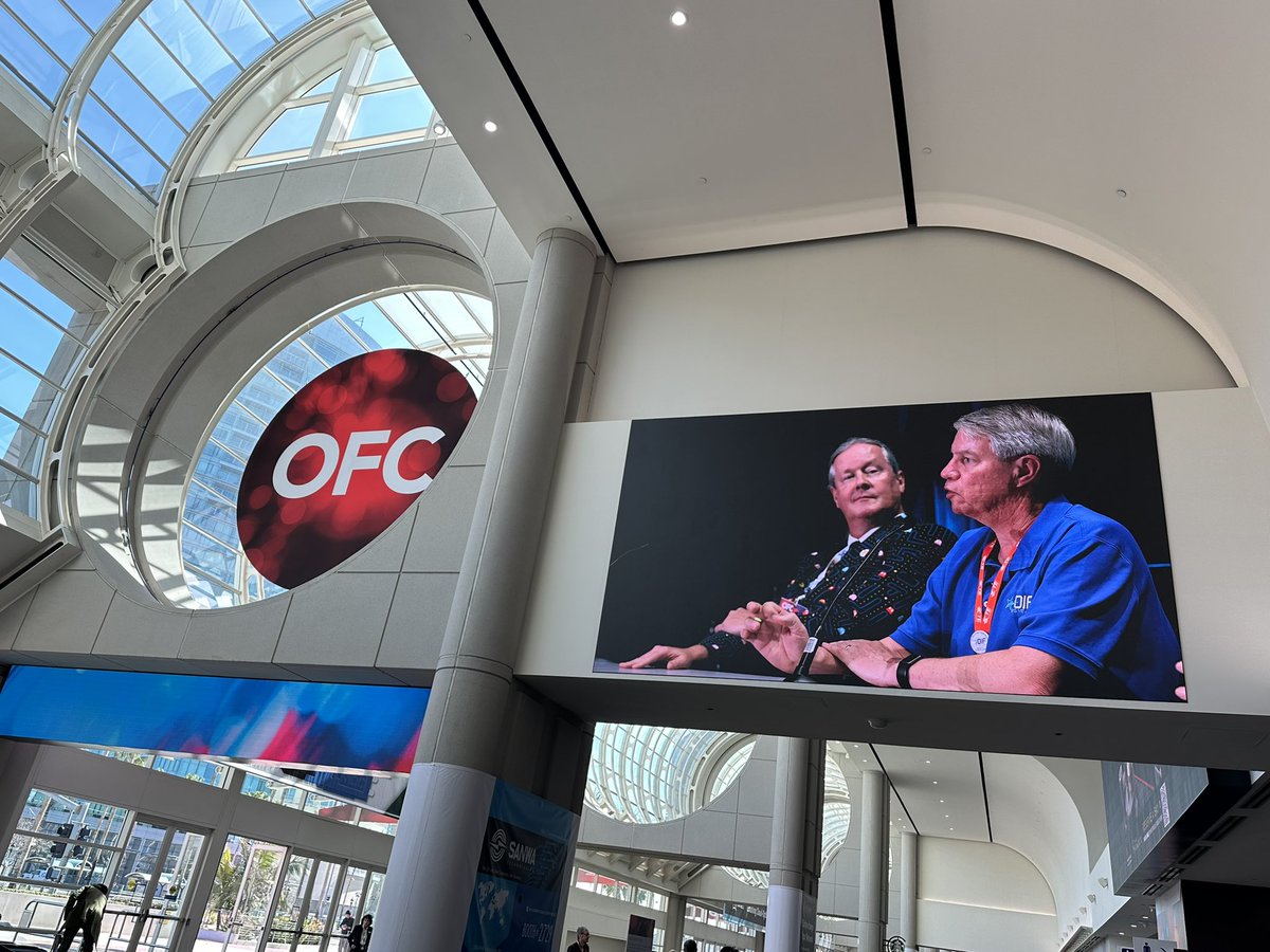 PacificBridge's tweet photo. Looking good this morning @OiForum! #OFC23 https://t.co/bIM66QfDB3