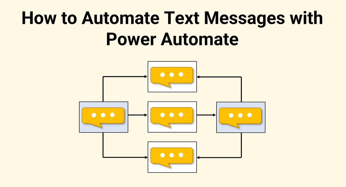 YakChatTweets's tweet image. SMS automation is a no-brainer for any business looking to streamline its operations. This is how you do it. 
ow.ly/SgQt50NaCkz

#SMSConnector #PowerAutomate #SMSAutomation