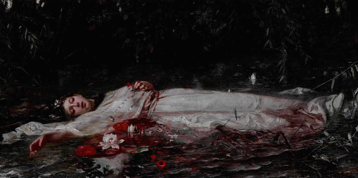 strzyga_demona's tweet photo. ophelia by  friedrich heyser https://t.co/USkUD2Xdew