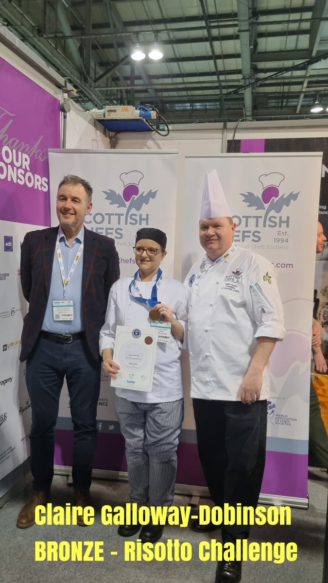 GarrardMaggie's tweet photo. @AyrshireColl @ScotHot2023 
Bronze Medalists https://t.co/D2dAWcMY4w