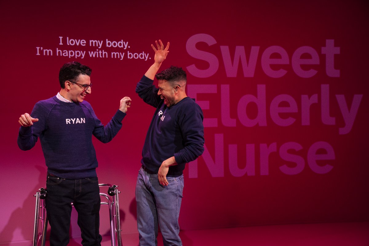 The Public Theater (@publictheaterny) on Twitter photo Happy Opening to the world premiere of Ryan J. Haddad's DARK DISABLED STORIES, in collaboration with <a href="/BushwickStarr/">The Bushwick Starr</a>, and starring Ryan J. Haddad, Dickie Hearts, & Alejandra Ospina! 🤩 🎉
📸 by Joan Marcus Happy Opening to the world premiere of Ryan J. Haddad's DARK DISABLED STORIES, in collaboration with <a href="/BushwickStarr/">The Bushwick Starr</a>, and starring Ryan J. Haddad, Dickie Hearts, & Alejandra Ospina! 🤩 🎉
📸 by Joan Marcus