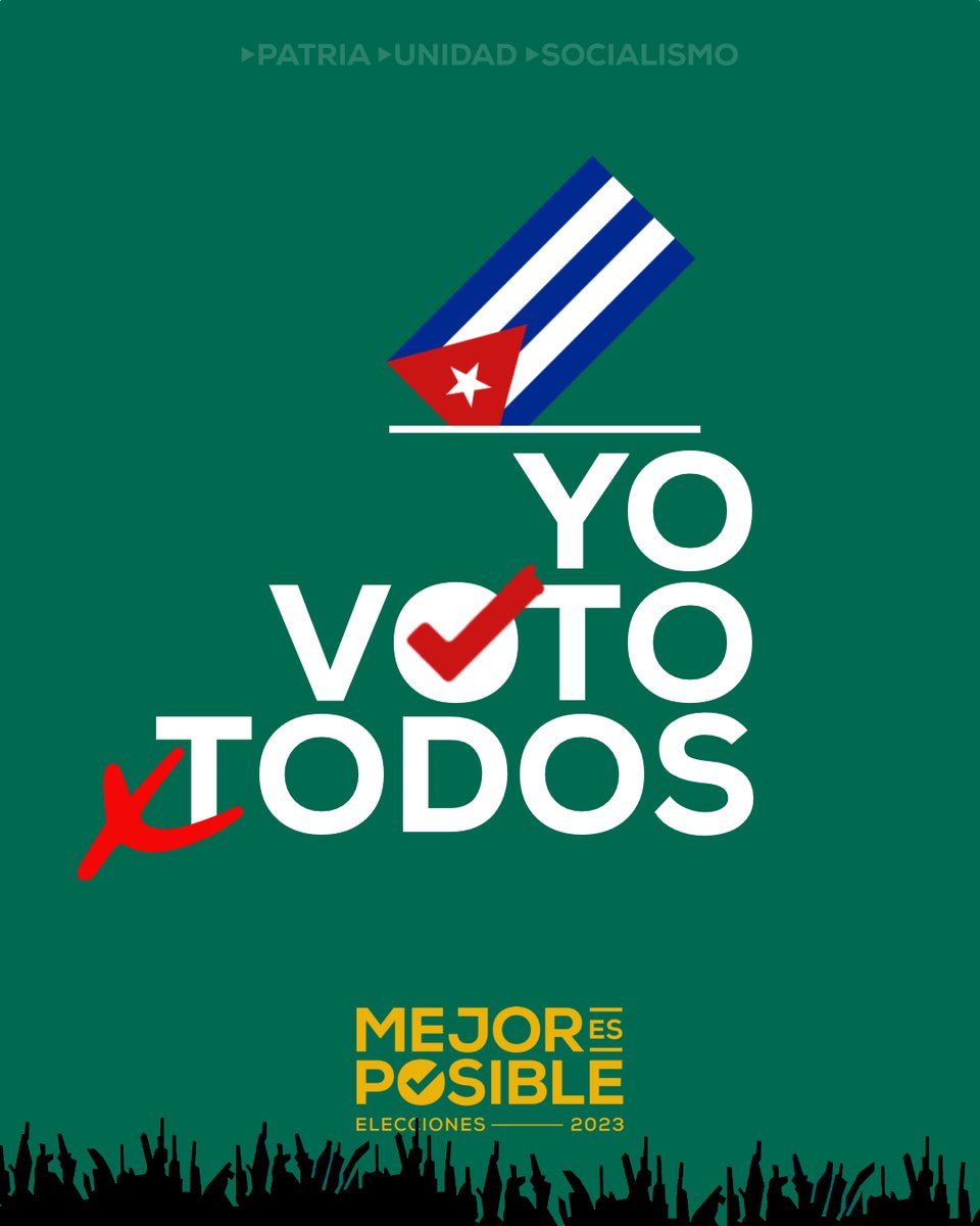 cubadebatecu's tweet photo. 🇨🇺Cuba es candidata y Cuba elige.
#MejorEsPosible  #YoVotoXTodos https://t.co/g21IWiZzRC