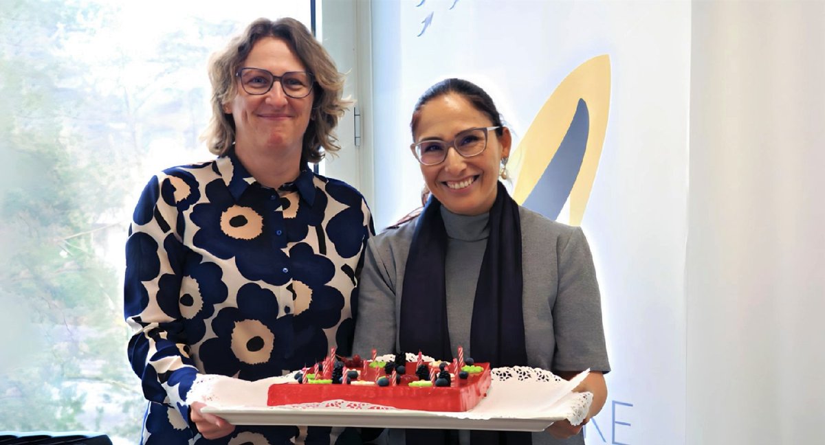 Today it was the last day of the 5th meeting of the Implementation &amp; Compliance Committee (ICC) in Geneva.

Besides the intense work on national reporting, #MinamataCOP5 preparations &amp; more — today it was also our ICC chair's birthday 🎉

Feliz cumpleaños, Paulina Riquelme!