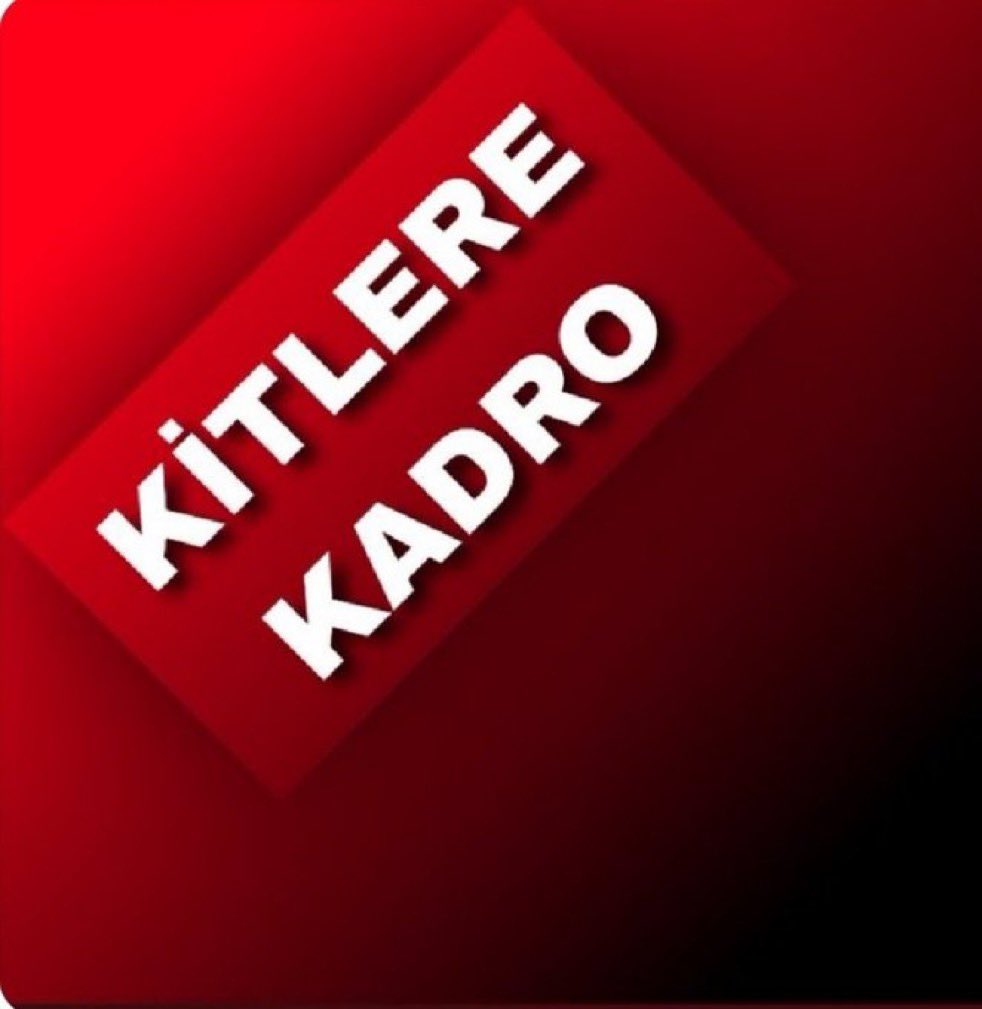 Türkiye sesimize ses olmalı artık  #KitTaşeronunGözüKadroda
<a href="/RTErdogan/">Recep Tayyip Erdoğan</a> <a href="/vedatbilgn/">Vedat Bilgin</a> <a href="/dbdevletbahceli/">Devlet Bahçeli</a> <a href="/kilicdarogluk/">Kemal Kılıçdaroğlu</a>