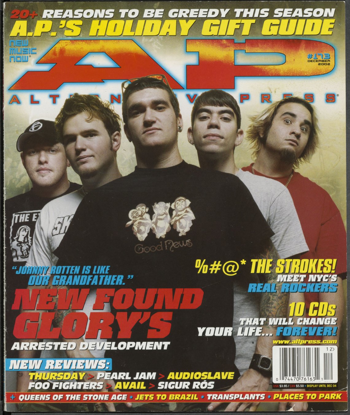 Happy birthday to Chad Gilbert of who appeared on our December 2002 cover! 