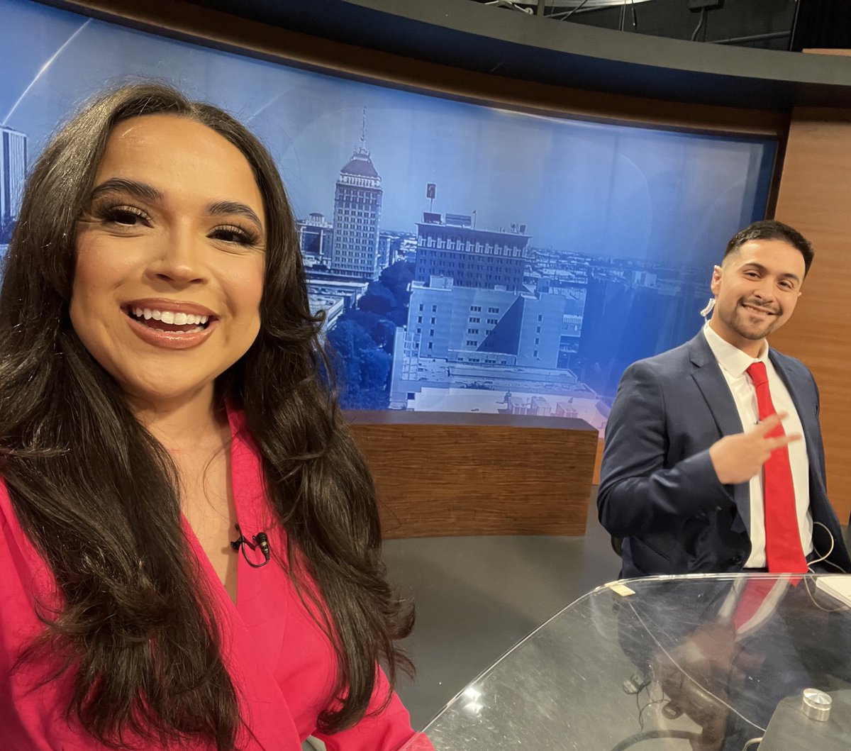MarcoRosastv's tweet photo. Thank you to everyone @FSFocusTV including my co-anchor, my professor, the crew, and my colleagues for a great first show yesterday! Can’t wait for the next one! #InternationalWomensDay #FresnoStateFocus https://t.co/xM6RXDXQl1