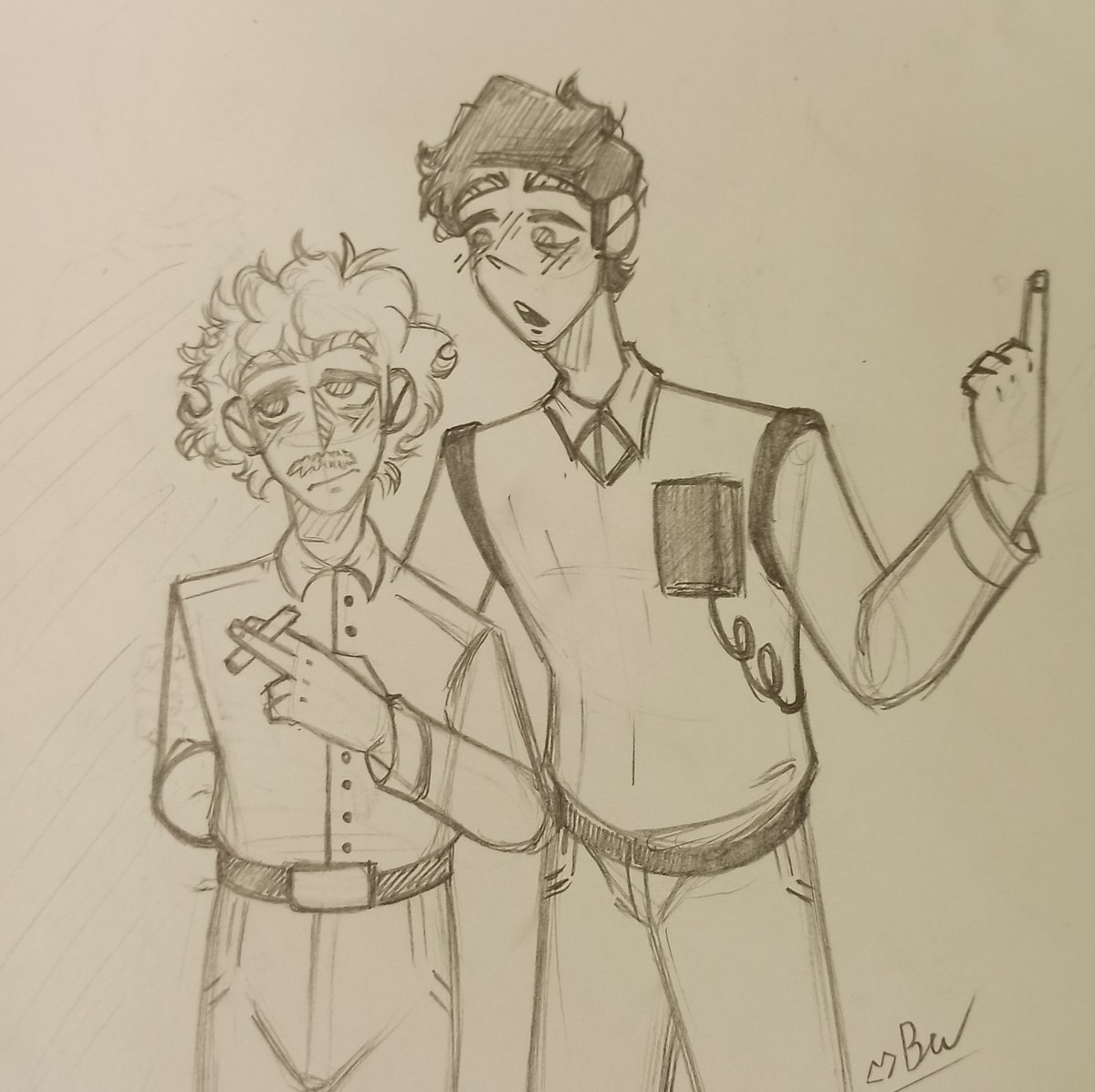 Var91810841's tweet photo. На уроке английского нарисовала #spookymonth #art #spookymonthfanart #spookymonthjohn #spookymonthjack https://t.co/LikYTG9Xm2
