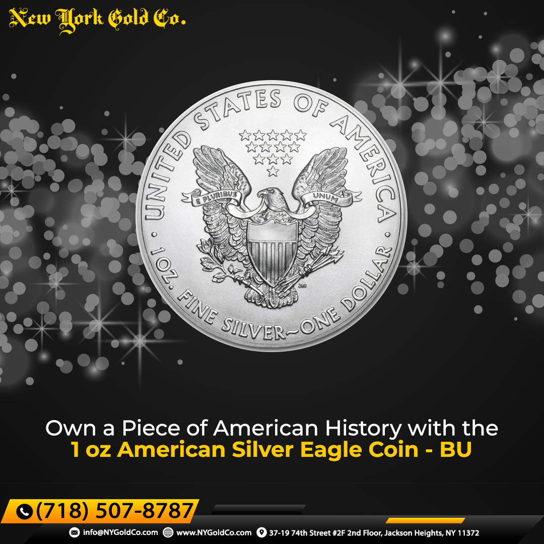 Add a Touch of American Pride to Your Collection with the 1 oz American Silver Eagle Coin - BU. Get Yours Today!

Invest with us👉: bit.ly/3HQWtAJ

#silver #silvereagle #silvereagles #silvereaglecoins #americansilvereagle #investing #investinsilver #NewYorkGoldCo