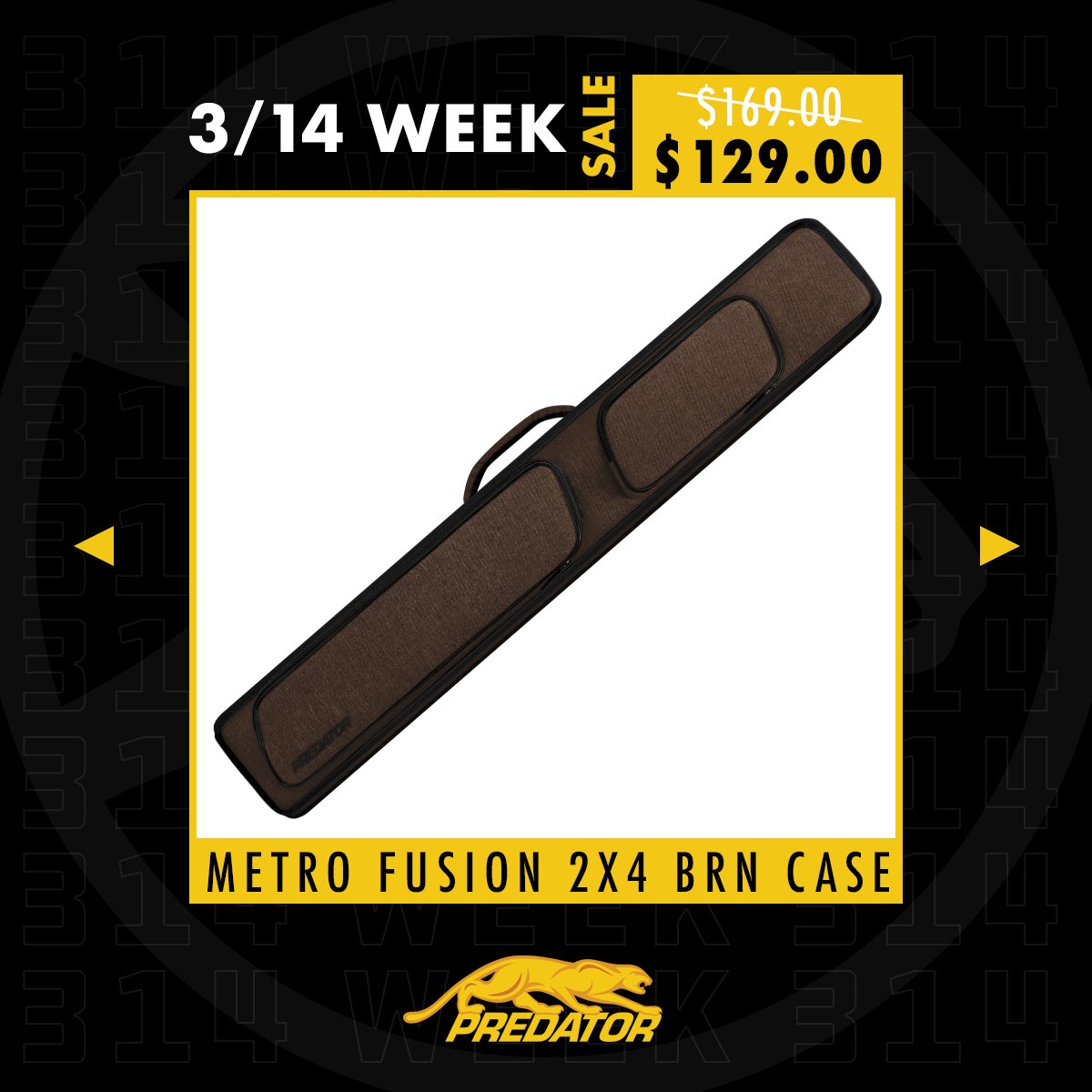 PredatorCues's tweet image. Intimidate before you even unleash your cue with select cases, on sale until 3/21.
While supply lasts: predatorcues.me/3ynYcYn
#CueCase #BilliardsCase #BilliardsSale #314Week #PredatorCues