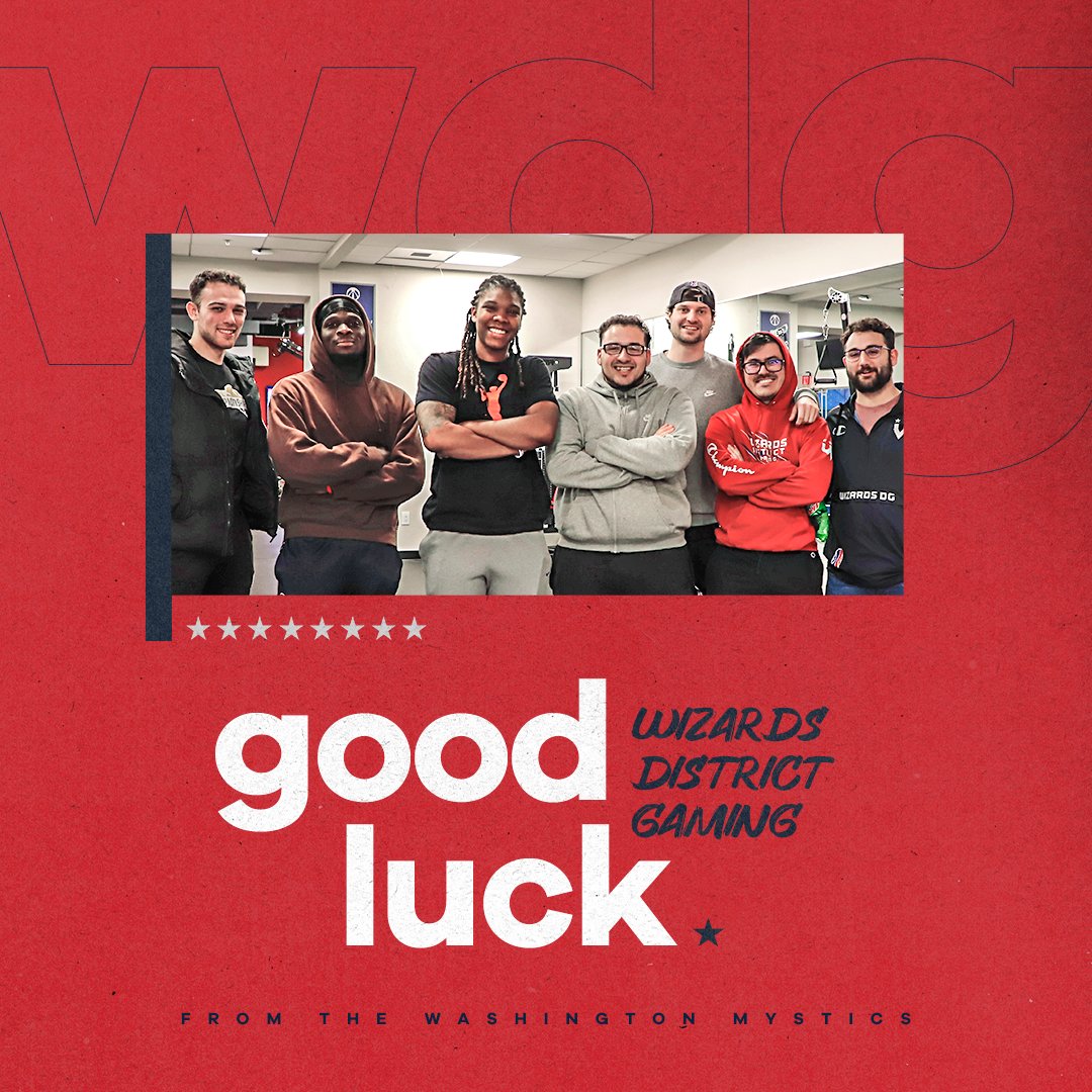 LET'S GOOO ‼️

Good luck this szn, @WizardsDG!

#TogetherDC | #ProtectTheDistrict