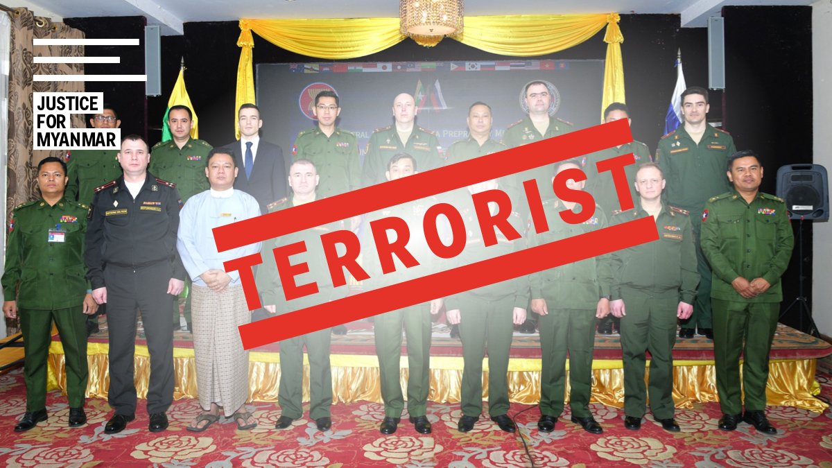 #Russia &amp; #Myanmar military held #ASEAN bilateral meeting in Naypyidaw to discuss counter-terrorism table-top exercises, scheduled for Myanmar in Aug, &amp; field exercises, scheduled for Russia in Sept.

ASEAN's support to the junta aids &amp; abets its atrocity crimes.
#SupportRohingya