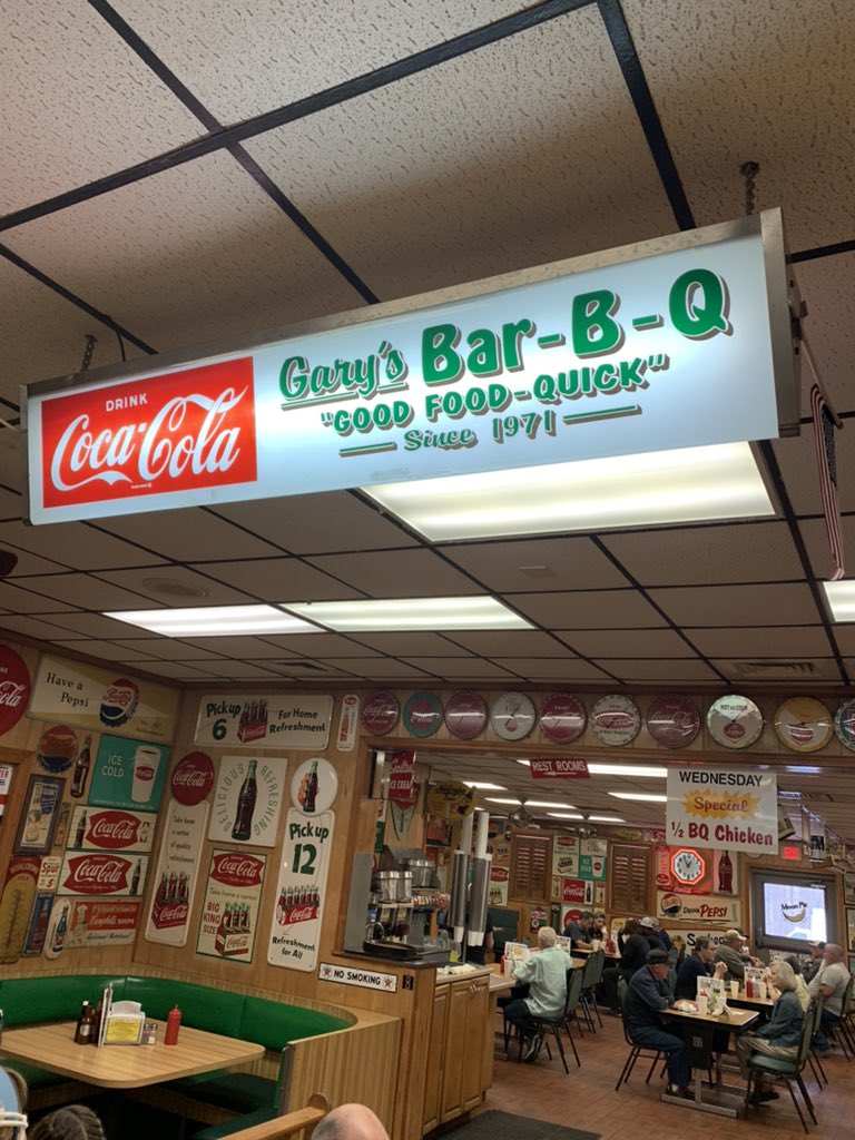 Don Munson on Twitter "Lunch at Gary’s BBQ in China Grove, NC on the