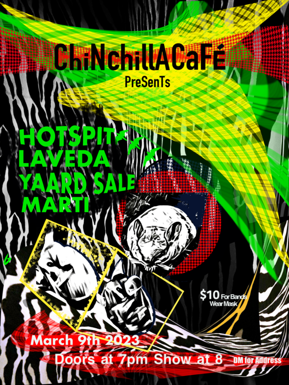 cafechilla's tweet photo. Concert TONIGHT Thursday March 9! Come chill with chinchillas! 🐭☕️🎶 https://t.co/qHsdP4zsu1