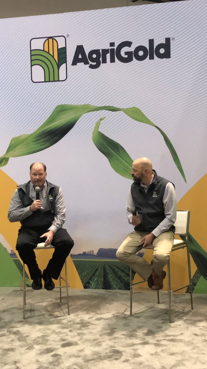 <a href="/kgale76/">Kevin Gale</a> and @agold_john introducing our new GX J genetic family! <a href="/AgriGold/">AgriGold</a> continues to bring the best genetics to farmers! #classic23