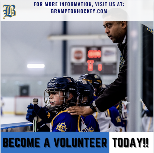 Looking to give back to your community and support minor hockey in Brampton? Fill out the Volunteer Information Request Form and join our team today!  Become a Parent Rep or help out at events. Visit our website for more details.
#BramptonHockey #Volunteer #MinorHockey #Community