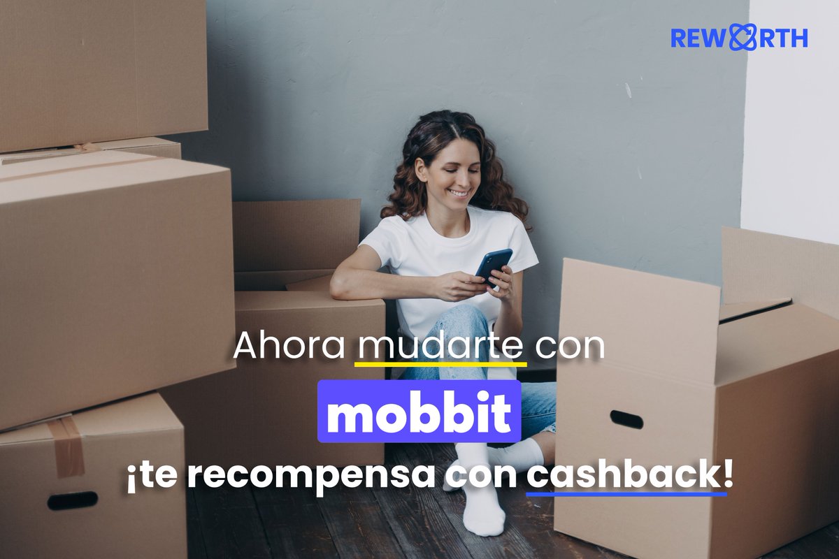 REWORTHAPI's tweet image. Estamos emocionados de anunciar que desde ahora tus mudanzas con @MobbitMx darán el 10% de #cashback. 🚚💰📲 
 ¡Mudarse y ahorrar al mismo tiempo nunca fue más fácil!