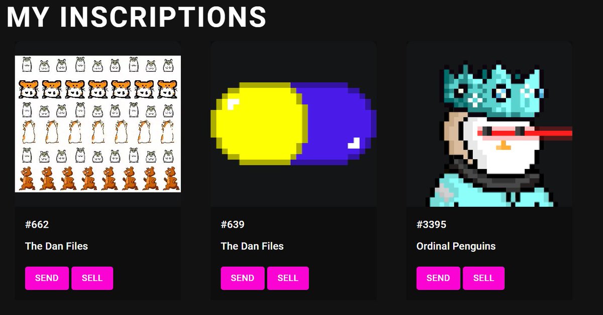 Spent the equivalent of one <a href="/yugalabs/">Yuga Labs</a> Twelvefold NFT on these 3  Ordinals💎💎

Taking a big bet on BTC here and early pioneers. <a href="/dan_files/">The Dan Files</a> <a href="/OrdinalPenguins/">Ordinal Penguins</a>.

Think it will age well. As I found out quickly on ETH, you're either early or you get priced out.