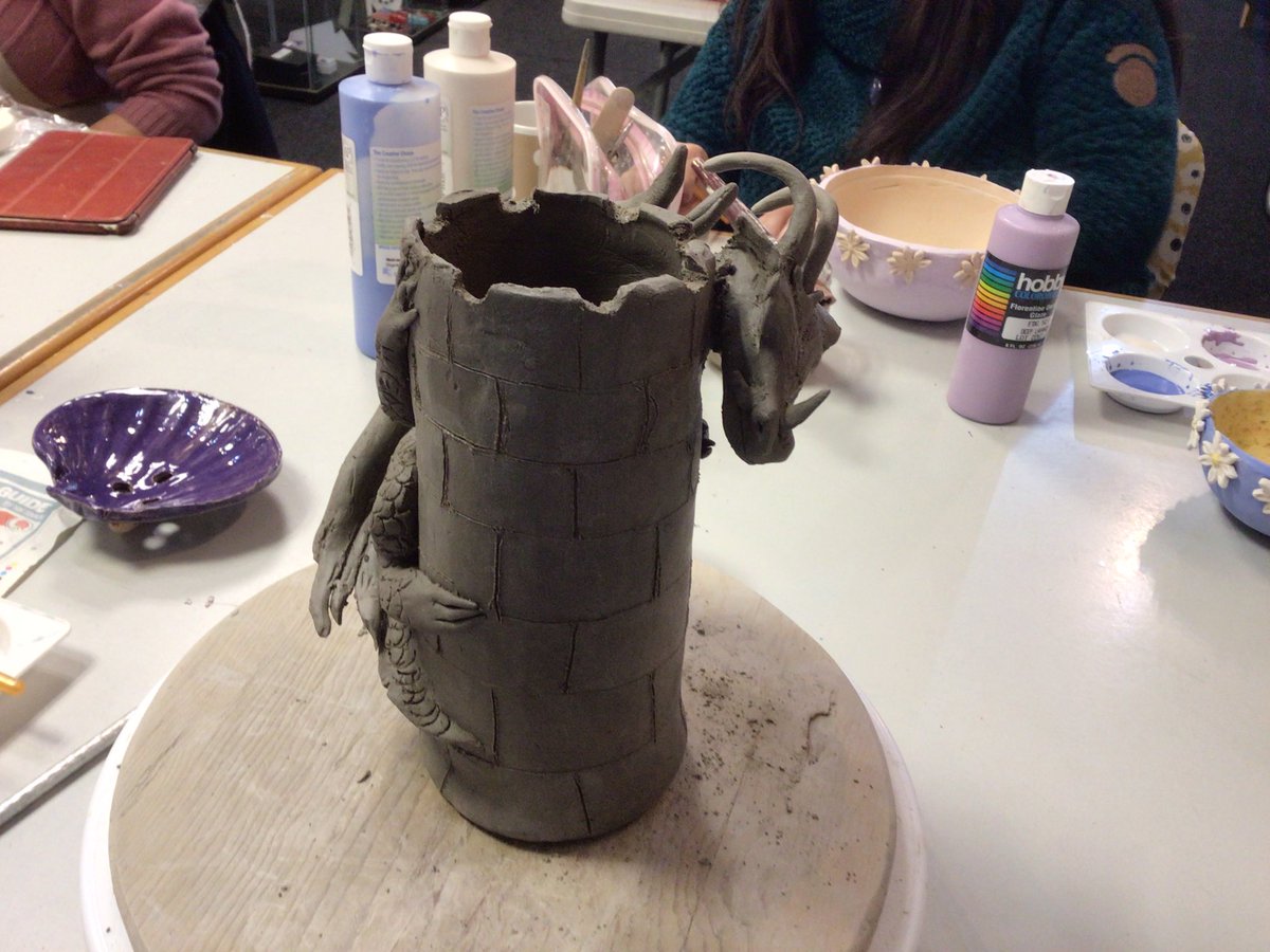 gallery_bay's tweet photo. Anne Robert’s Clay workshop. https://t.co/2zz5dInNQI