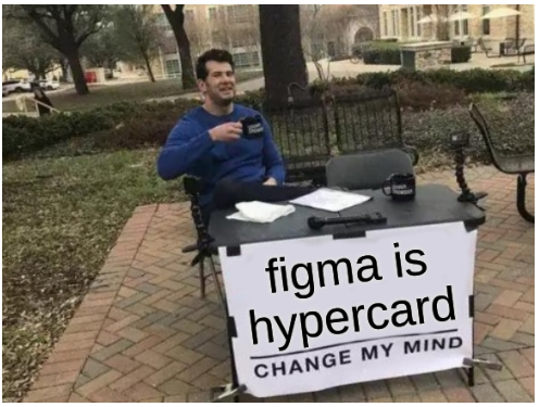 ermejosh's tweet photo. figma is hypercard https://t.co/JCKpbM2skC