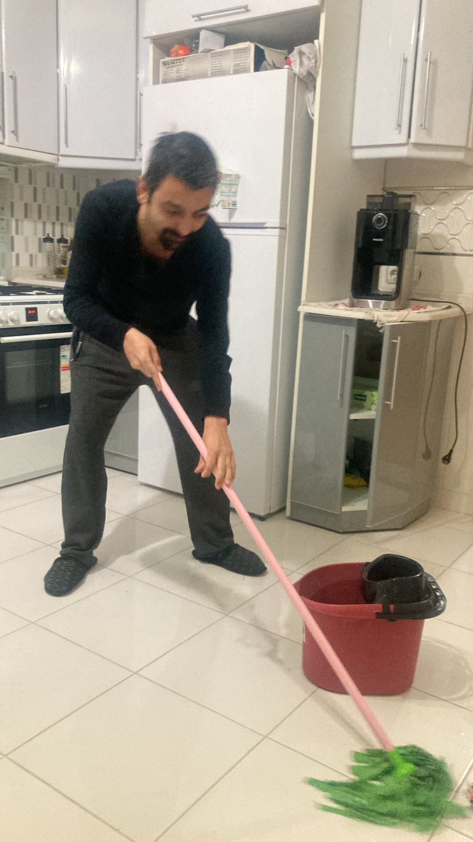 temizliğe katya geldi